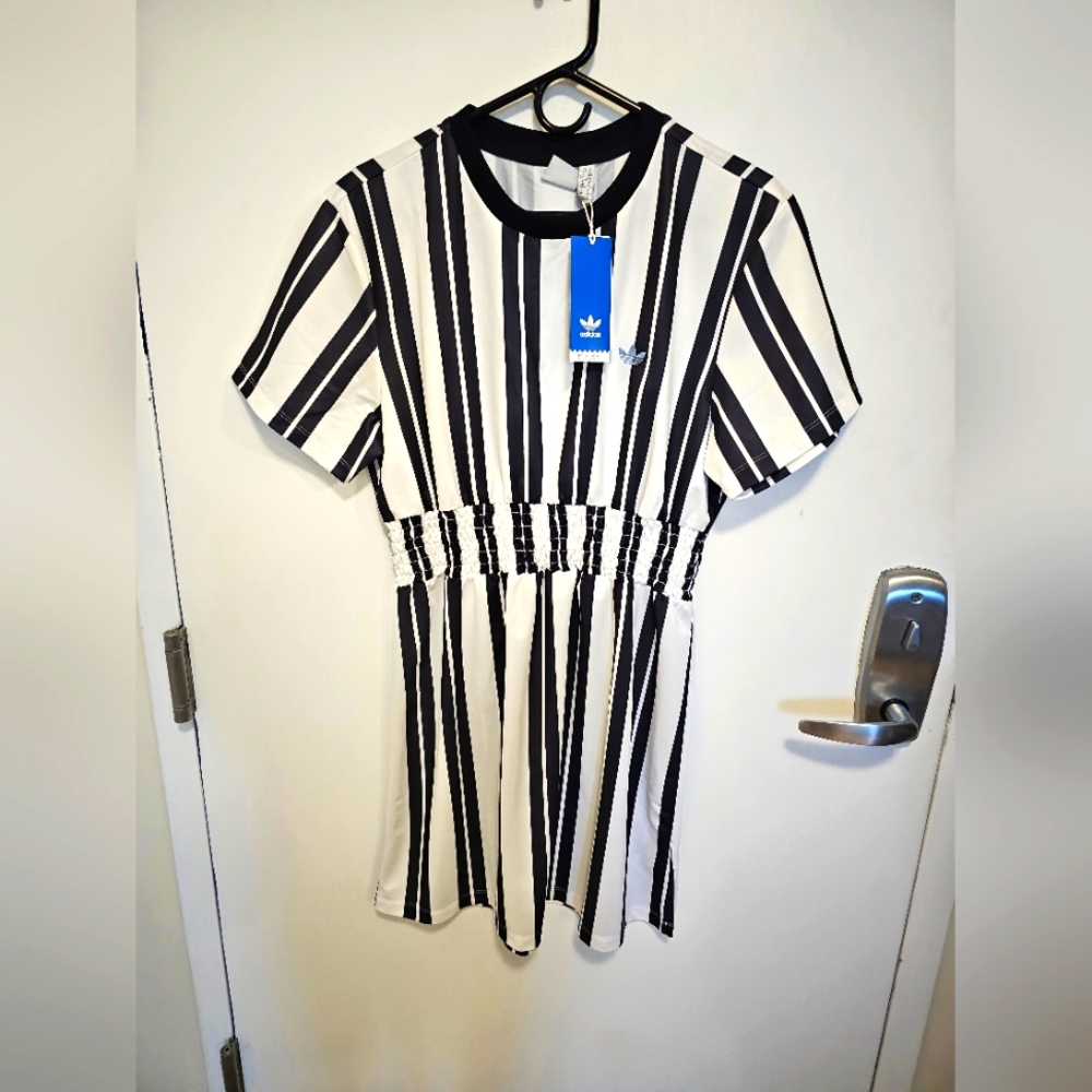 Adidas Trefoil Cinch Waist Dress